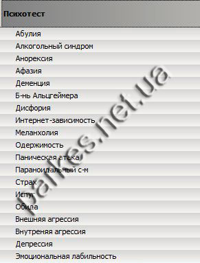 Психотест Паркес семейный доктор